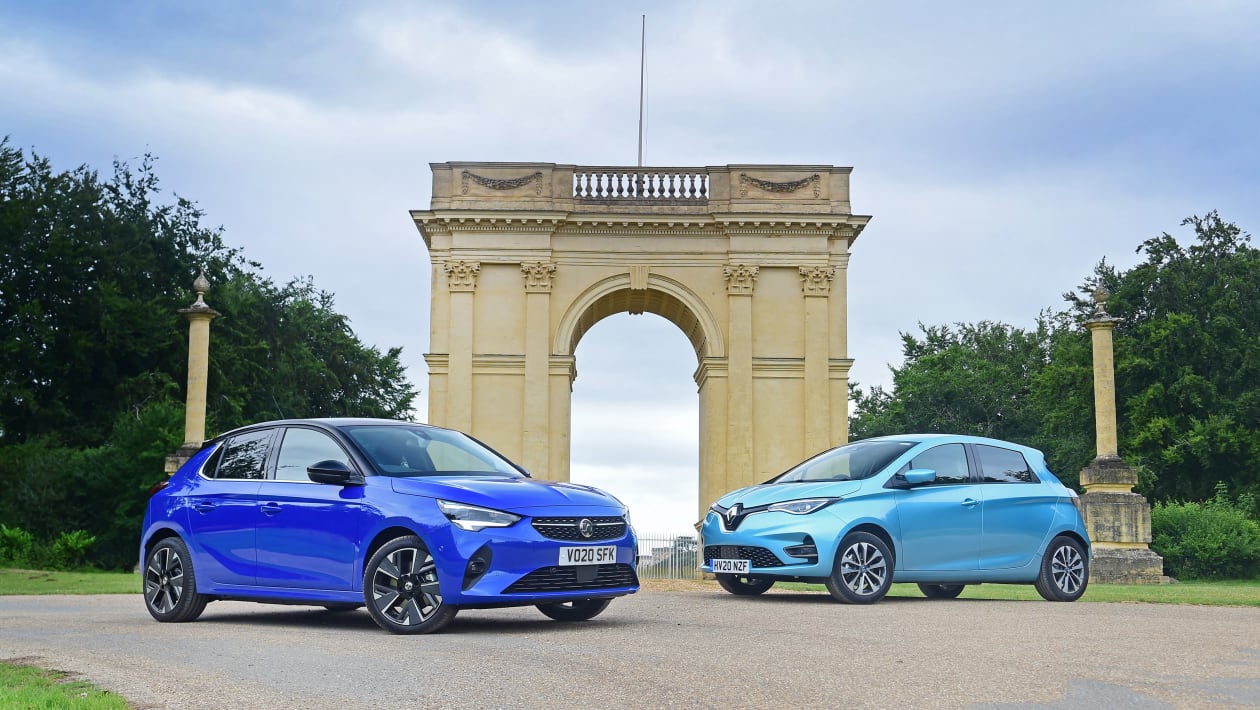 Opel corsa e on sale vs nissan leaf